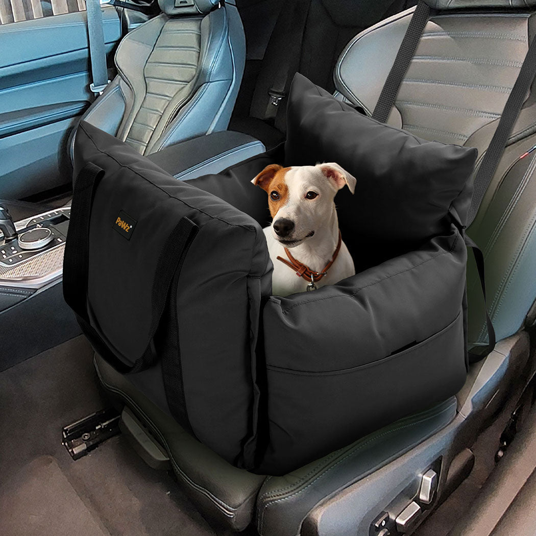 Pawz Dog Car Seat Booster Belt Black