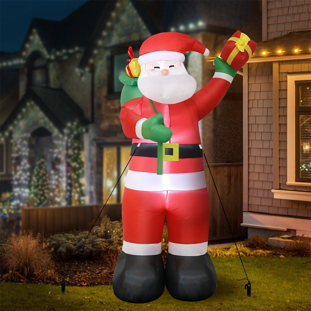 Santaco Inflatable 2.4M Claus Led Christmas Decor