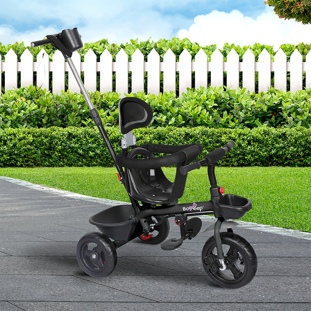 Bopeep Kids Tricycle Ride On Trike Toddler Black