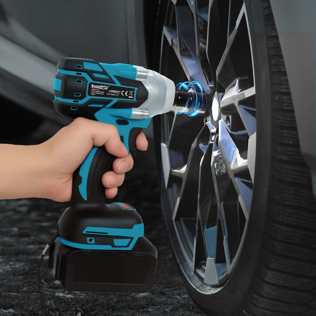 Traderight Impact Wrench 21V Cordless73pcs550nm 2X4.0Ah