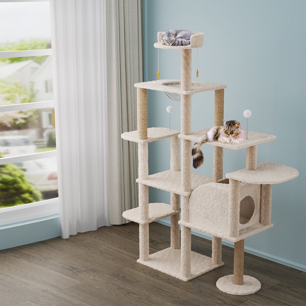 Pawz Cat Tree Tower Large Scratcher Condo House 172Cm