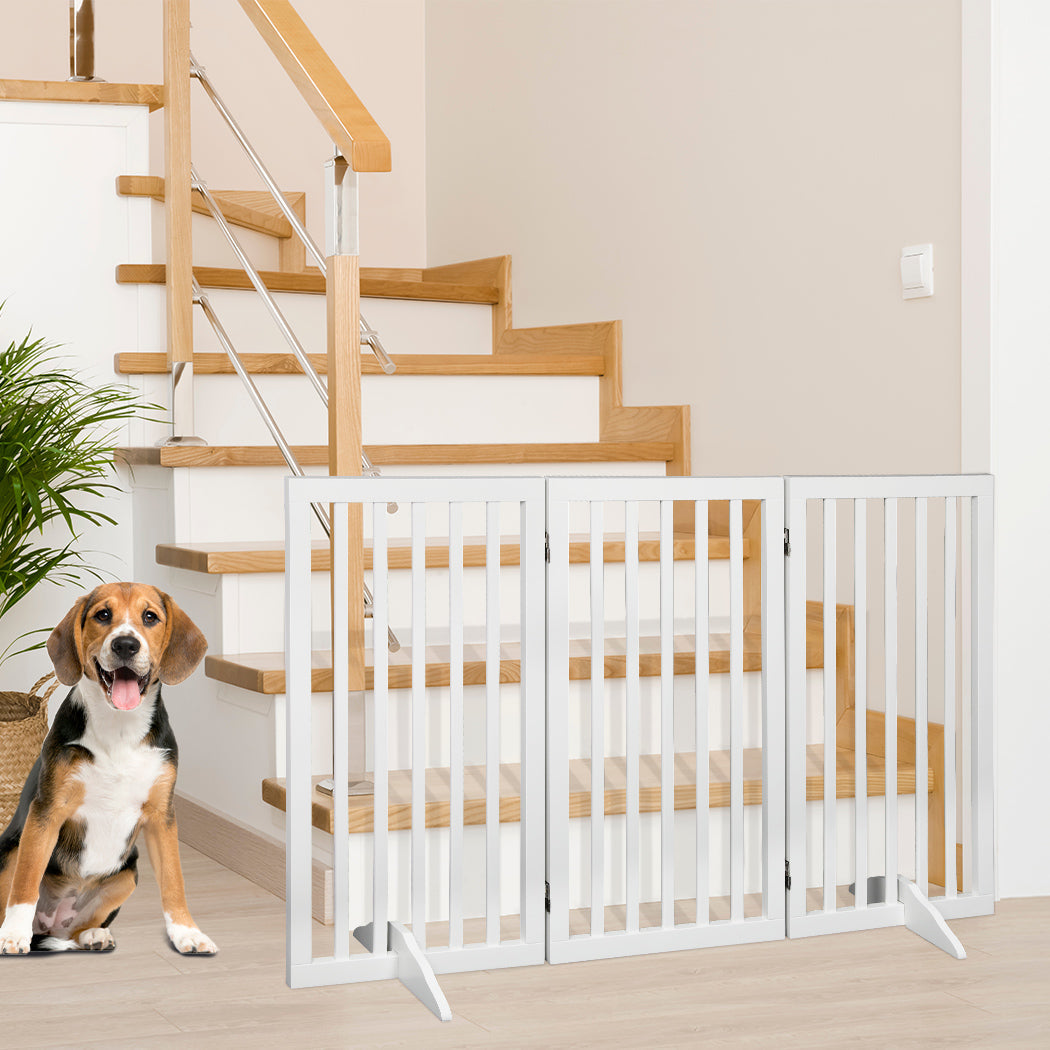 Pawz Pet Gate Dog Fence Safety White 400X 3Mm