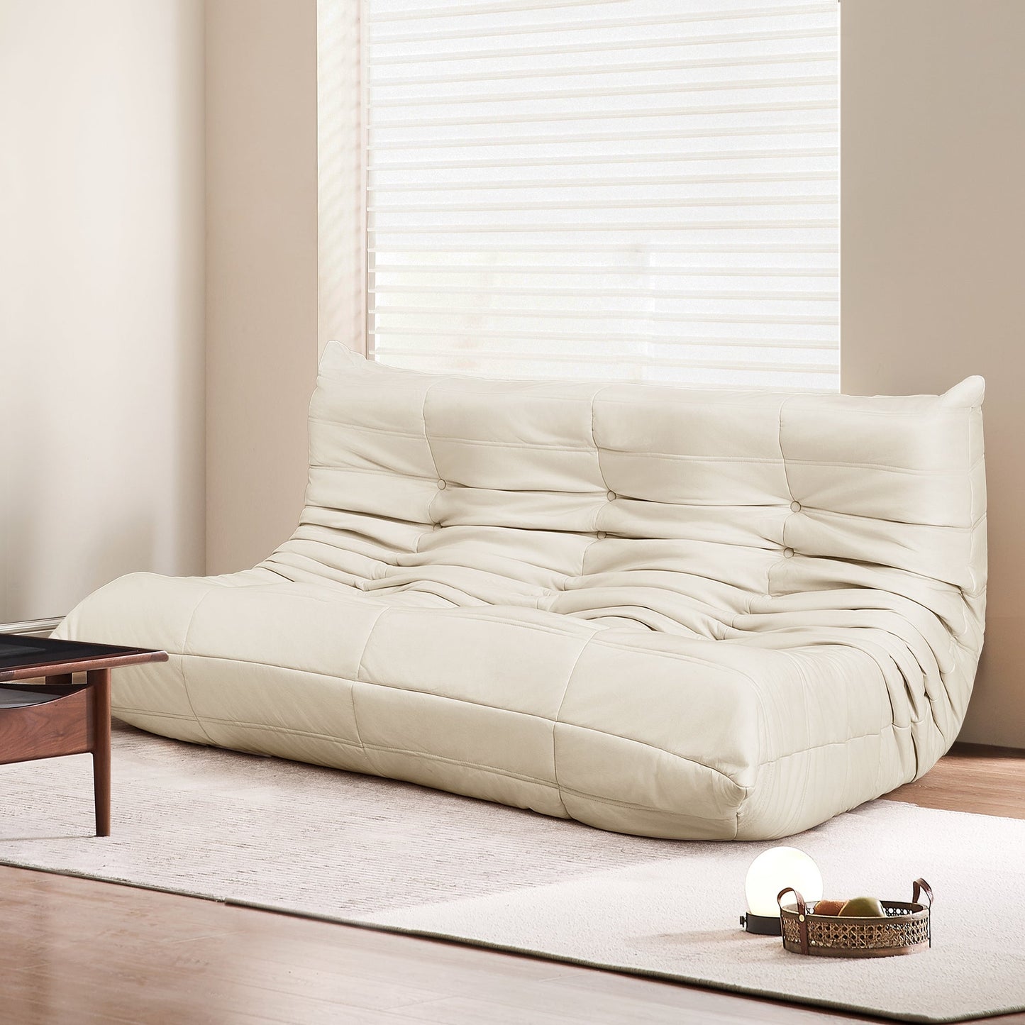 3 Seater Floor Sofa Caterpillar Lounge Comfortable Modern Seating For Living Room