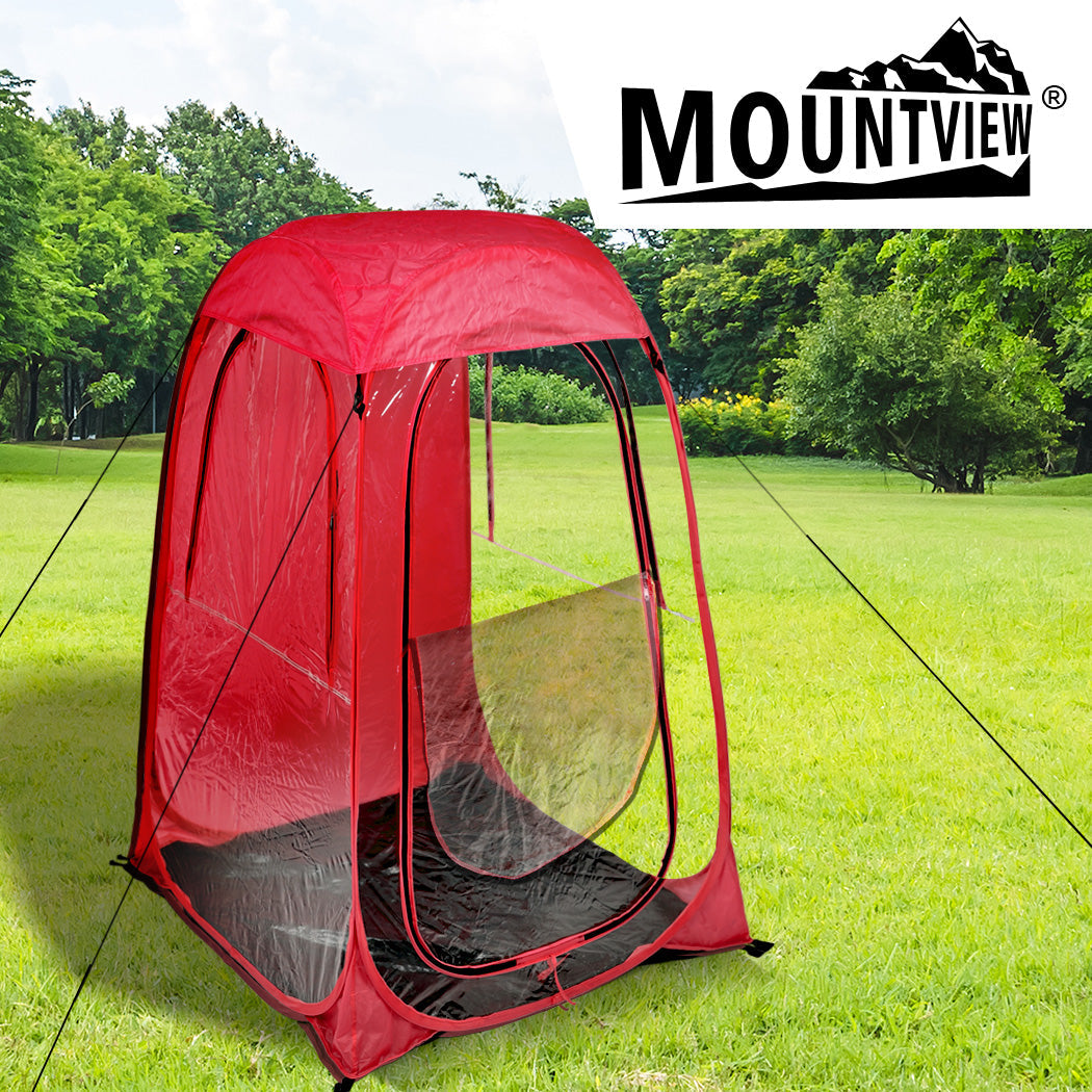 Mountview Pop Up Tent Camping Outdoor Red Portable For Adventure