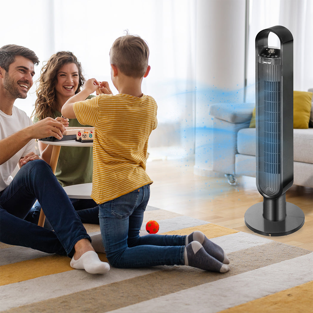Spector Bladeless Tower Fan Black
