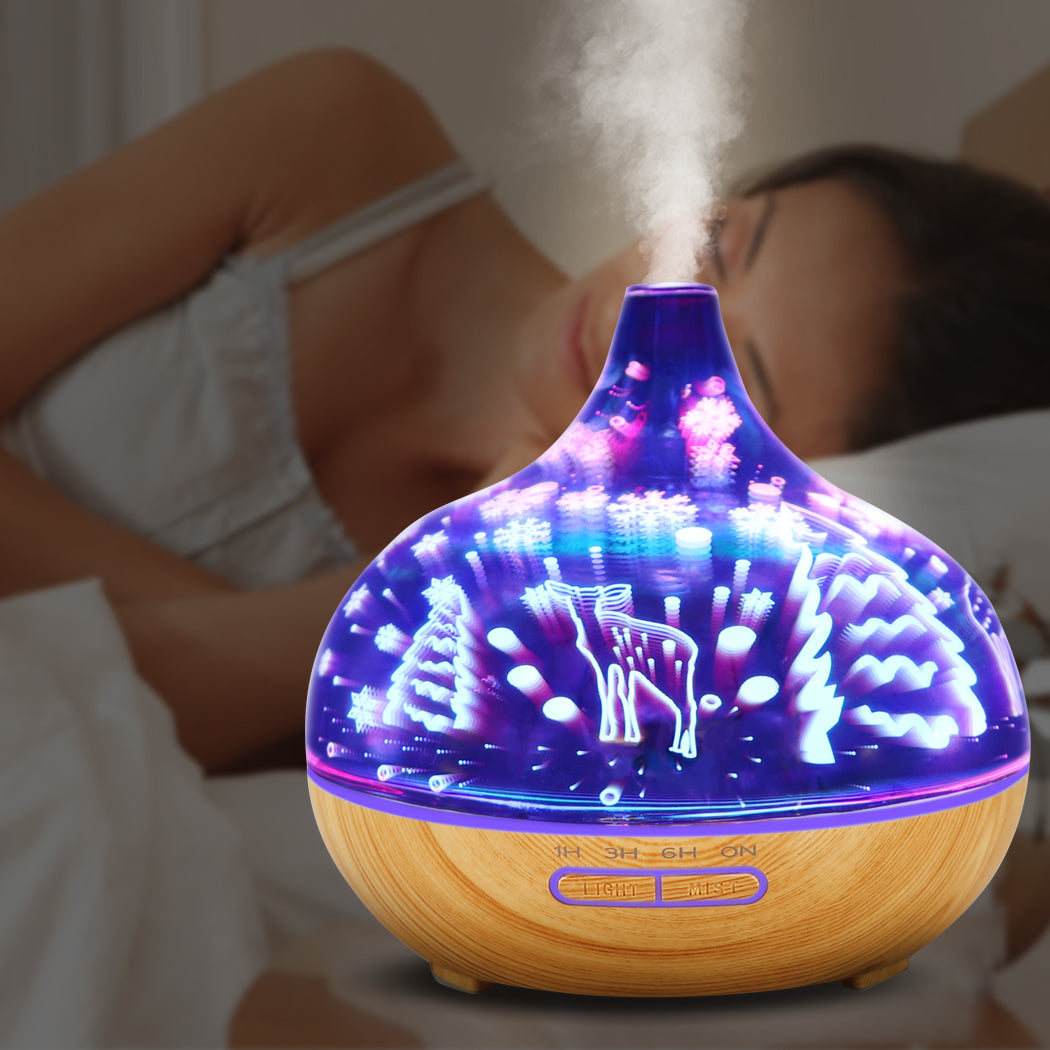 Aroma Diffuser Ultrasonic Aromatherapy Essential Oil Humidifier Relaxation