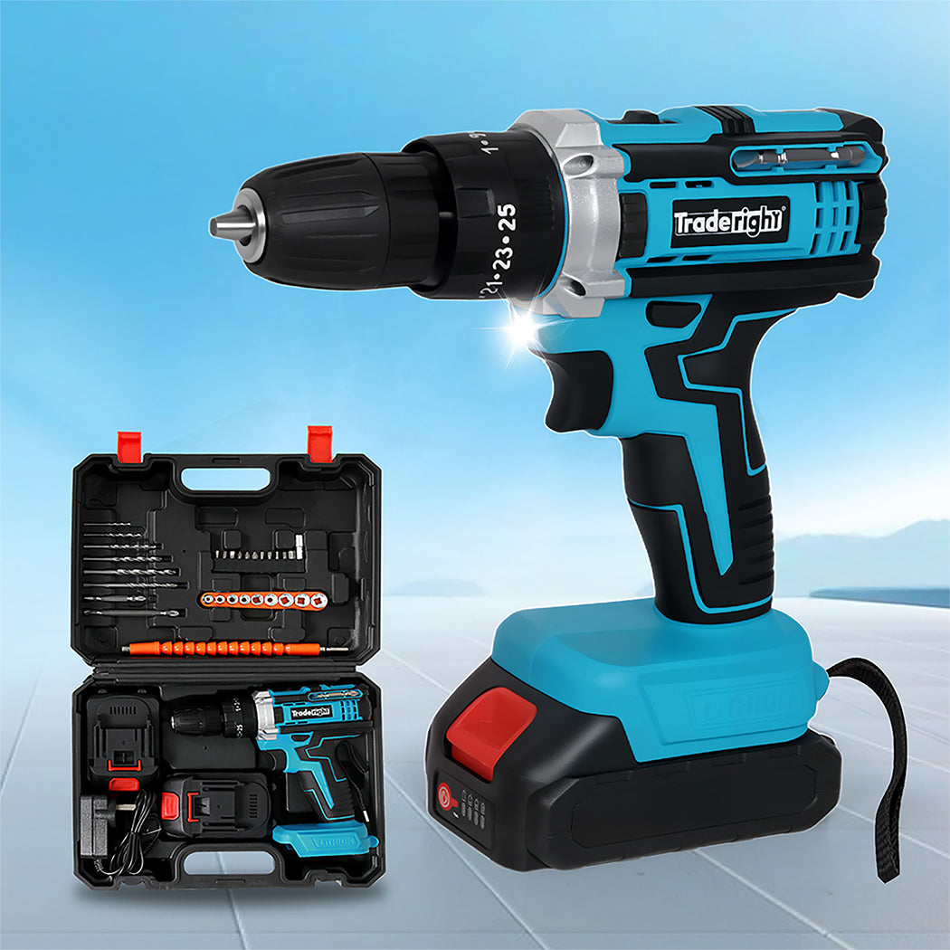 Traderight 21V Cordless Drill Driver Set 22.0Ah Battery