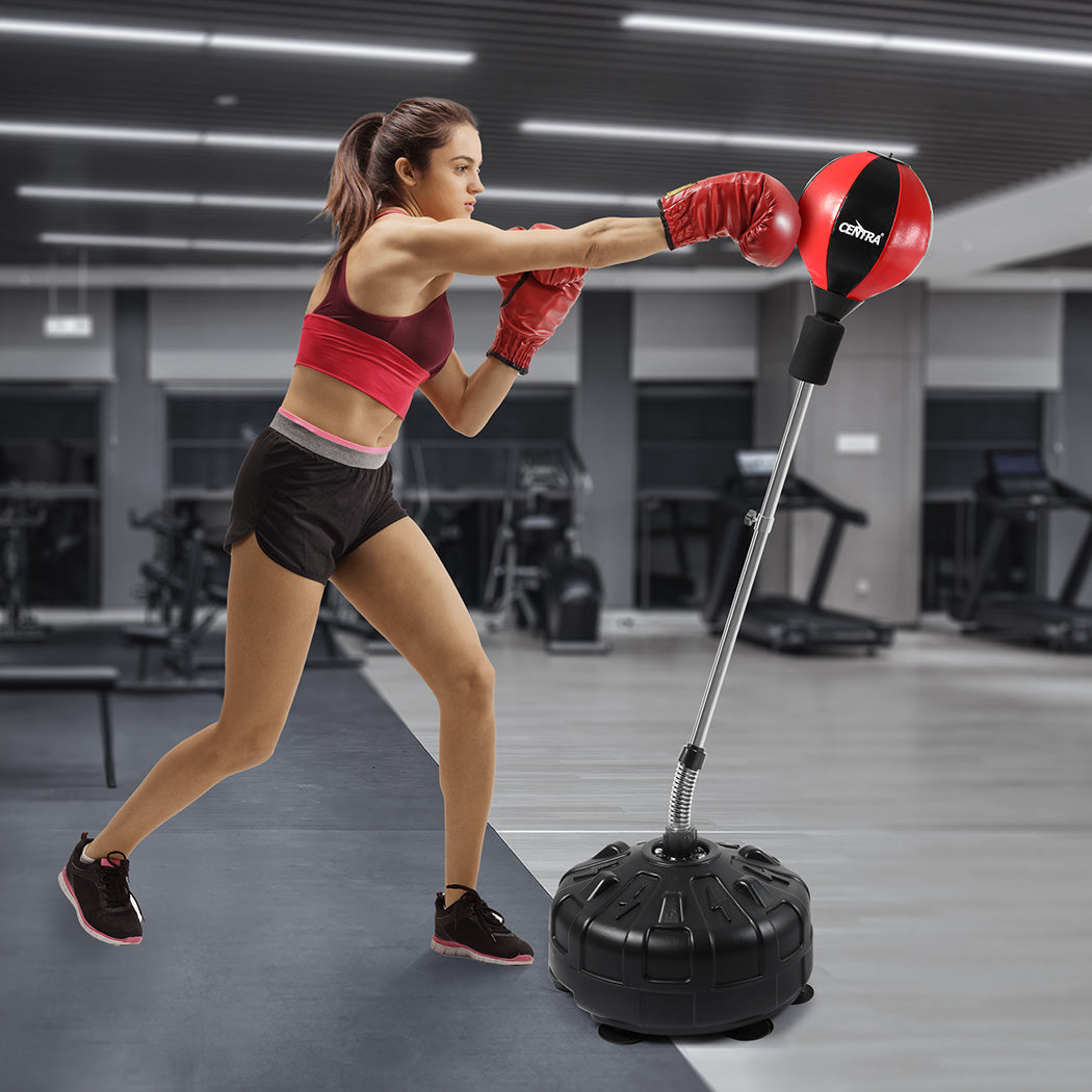 Boxing Punching Bag Speed Ball Free Standing Reflect Reaction Training