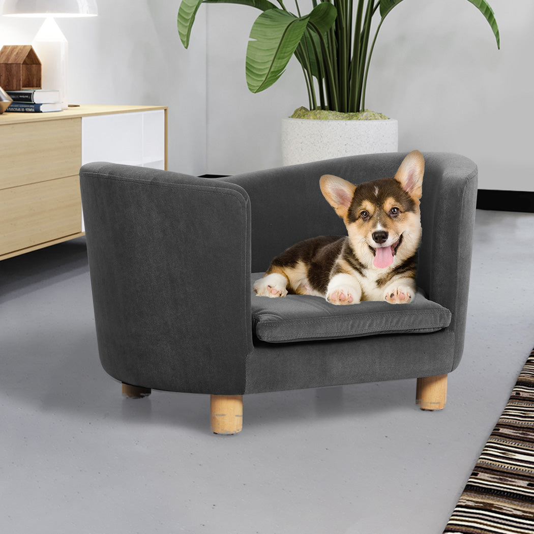 Pawz Luxury Elevated Sofa Anti Slip Grey
