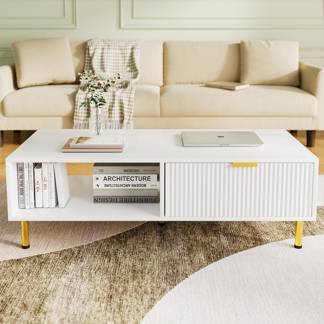 110Cm Coffee Table For Modern Living Room Stylish And Functional Centerpiece
