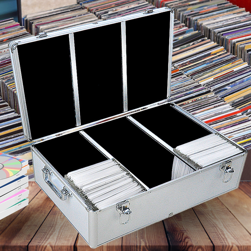 500 Discs Aluminium Cd Dvd Cases Bluray