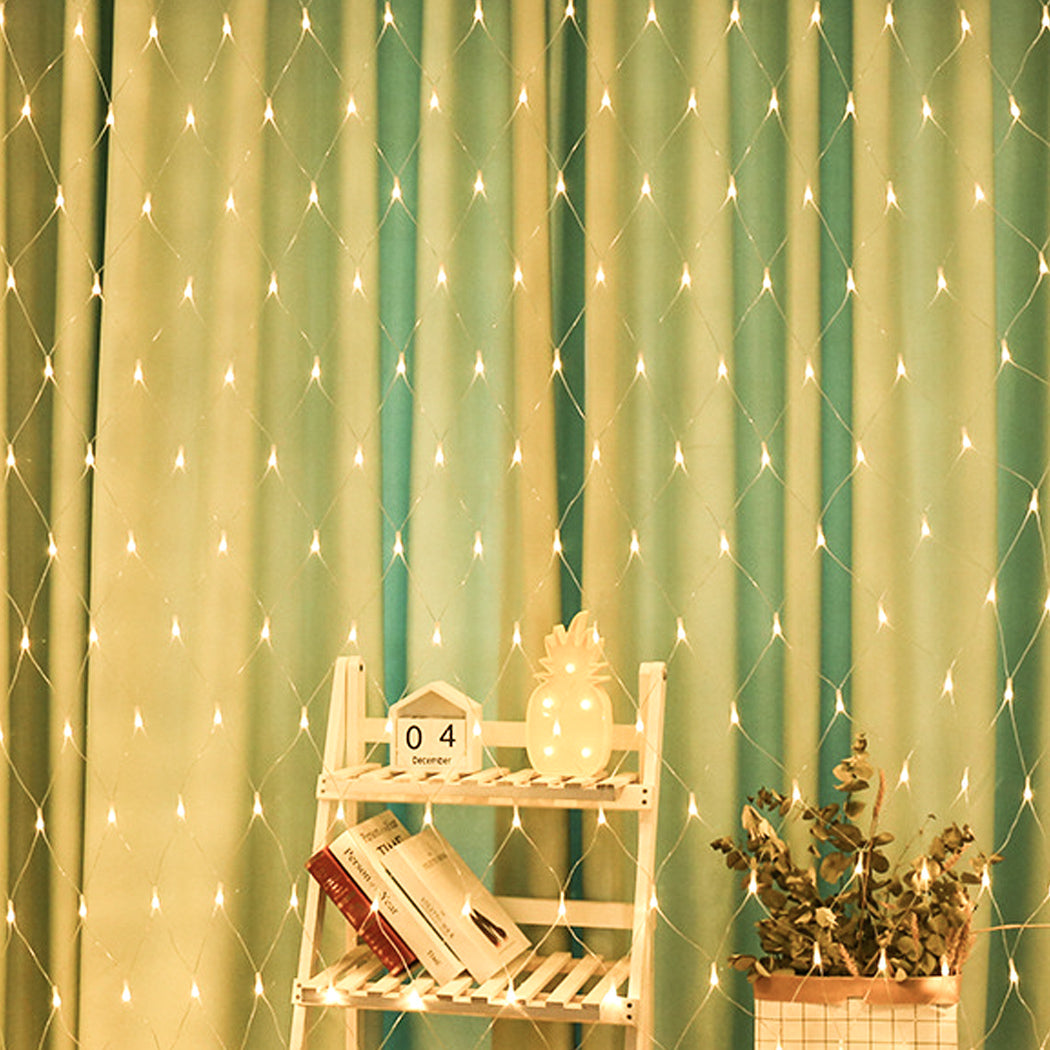 Emitto 300Led Christmas Net Lights Mesh For Holiday Decorations Outdoor Or Indoor Use