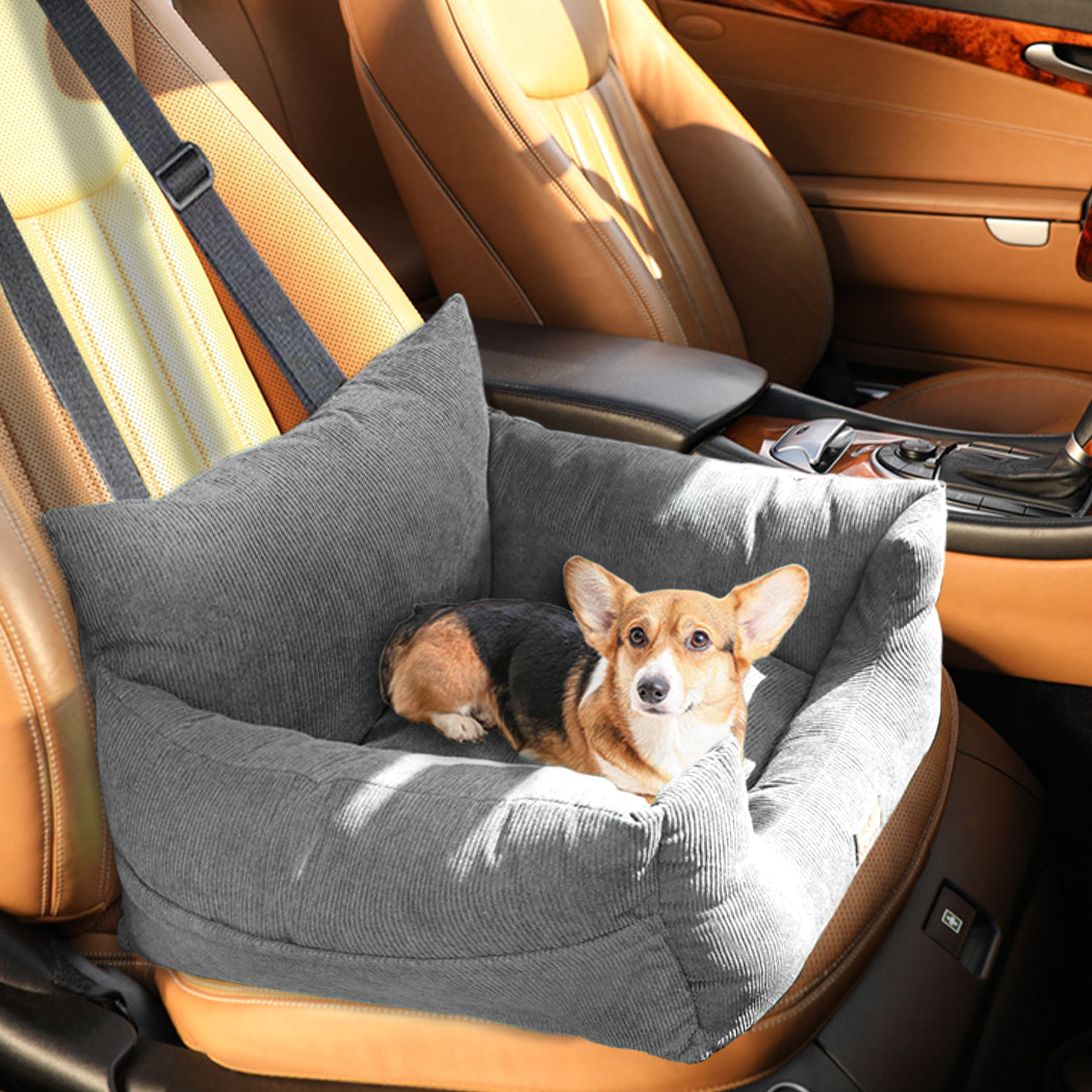 Pawz Pet Car Booster Seat Dog Protector M Grey Medium