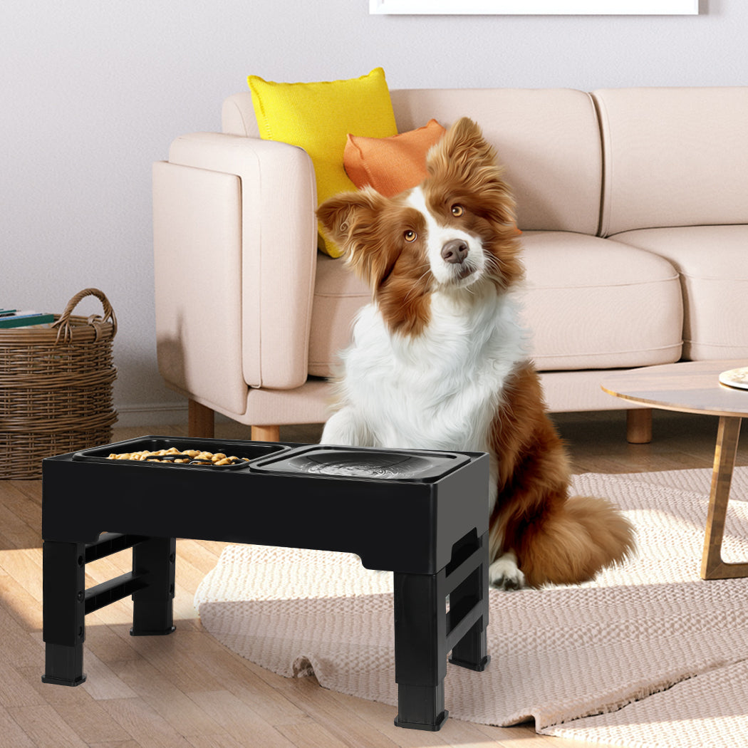 Pawz Elevated Pet Feeder 4 Height Adjustable