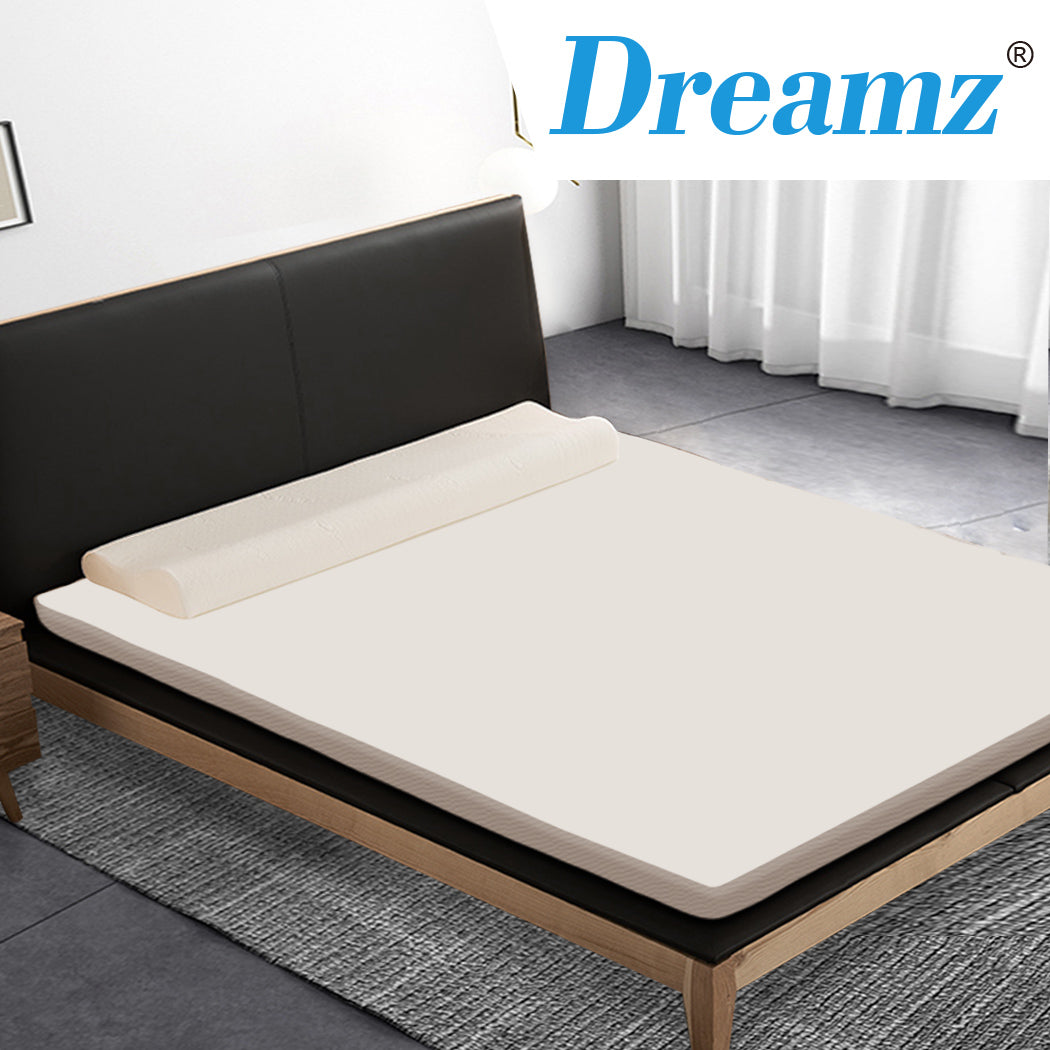 Dreamz 7Cm Memory Foam Bed Mattress Queen