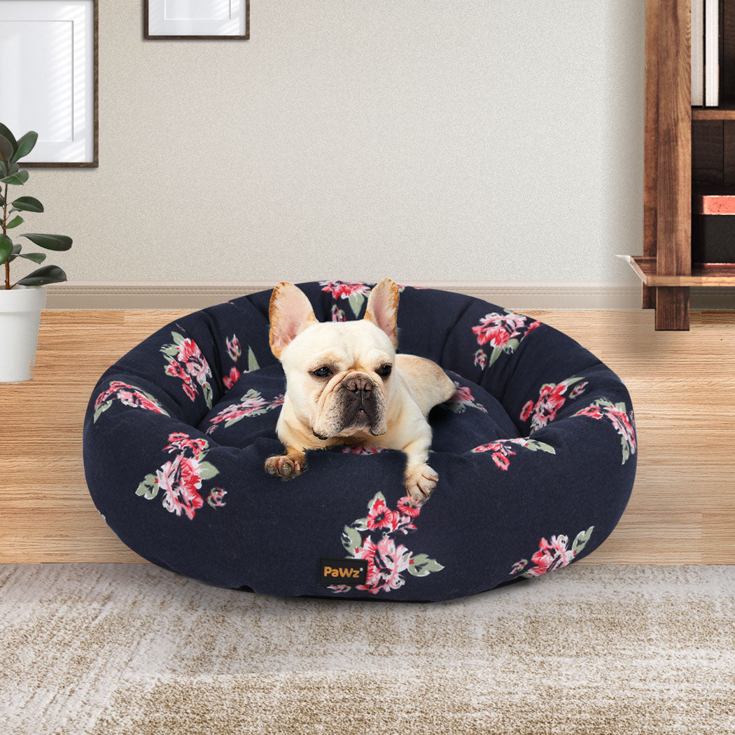 Pawz Dog Calming Bed Pet Cat Washable M Medium
