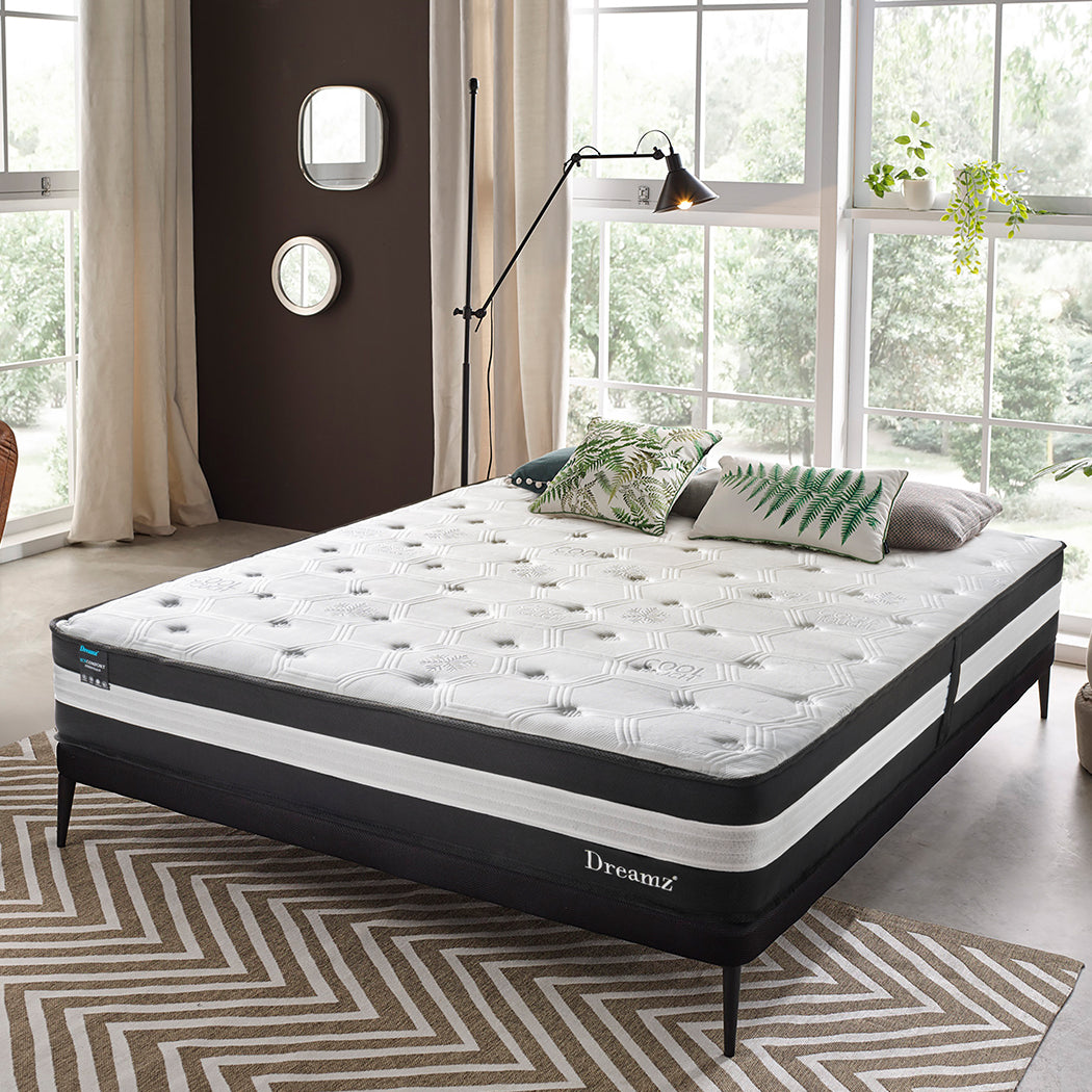 Dreamz Double Cooling Mattress 5 Zone 25Cm