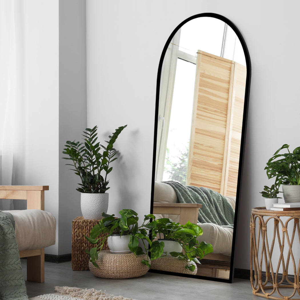 Floor Mirror Full Length Mirrors 1.8M Black