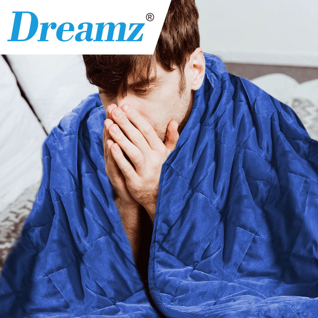 Dreamz Weighted Blanket Heavy Gravity Blue 9Kgs