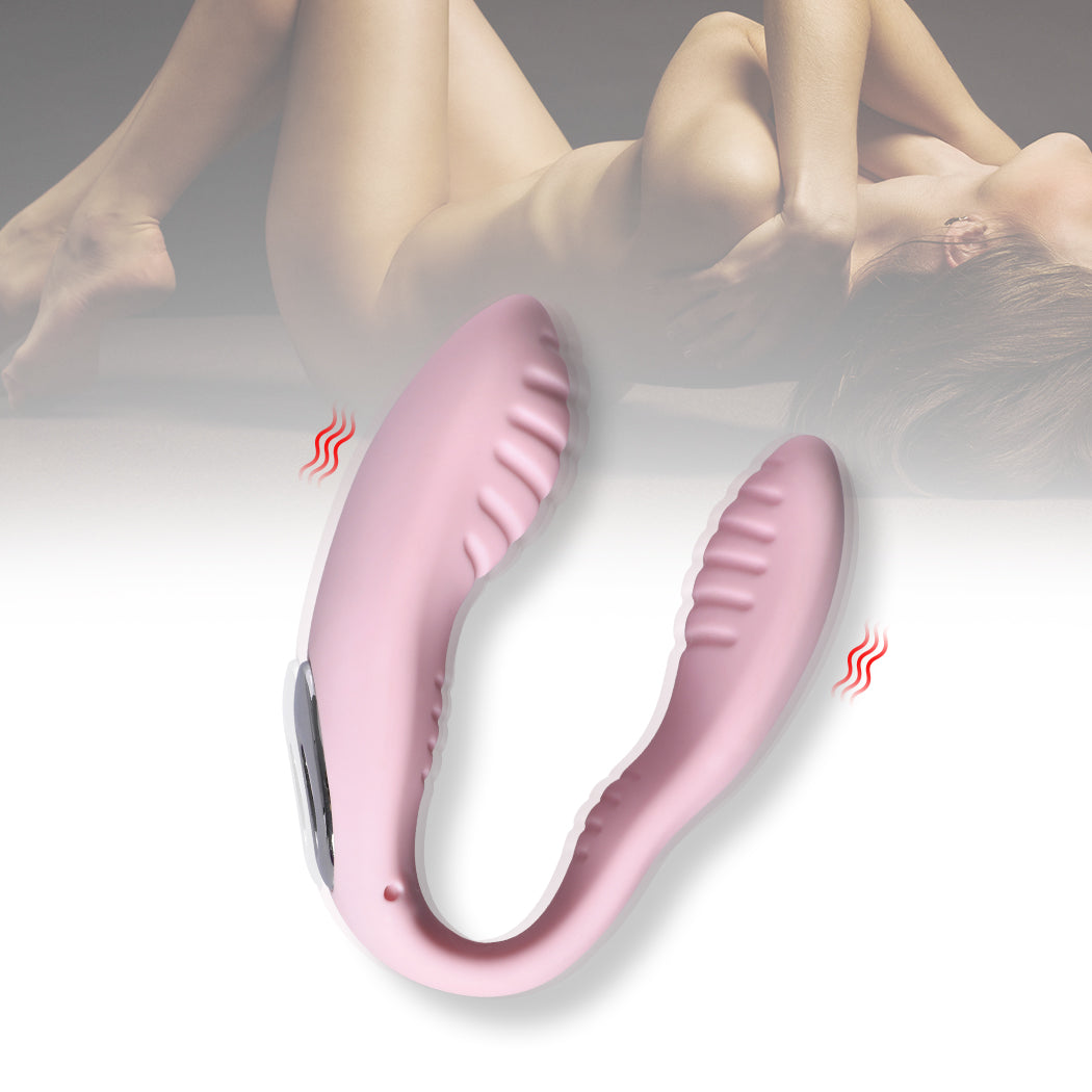 Urway Vibrator Double Shock Clitoris Pink