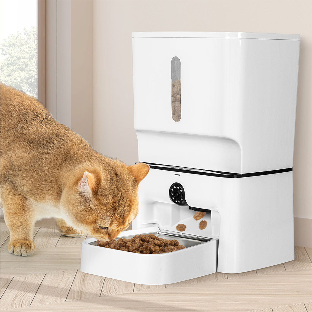 Pawz 2-In-1 Automatic Pet Feeder Wifi Camera Laser Toy