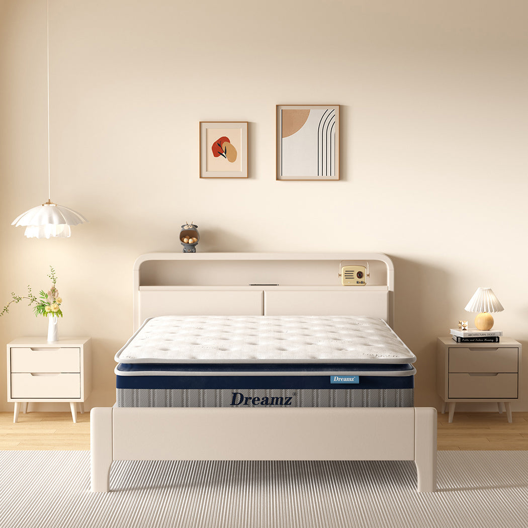 Dreamz Spring Mattress Pillow Top All Sizes 32Cm