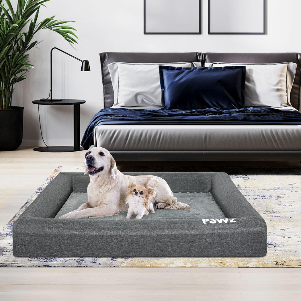 Pawz Memory Foam Pet Bed Calming Dog Xxl Large