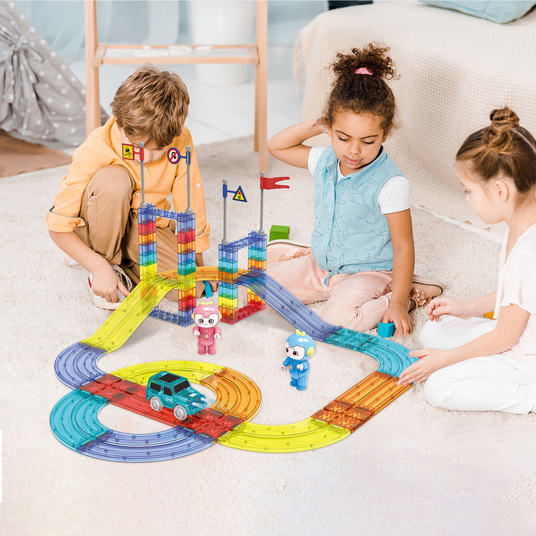 1 Sets of Hod Health & Home Kids Magnetic Tiles Blocks One Size