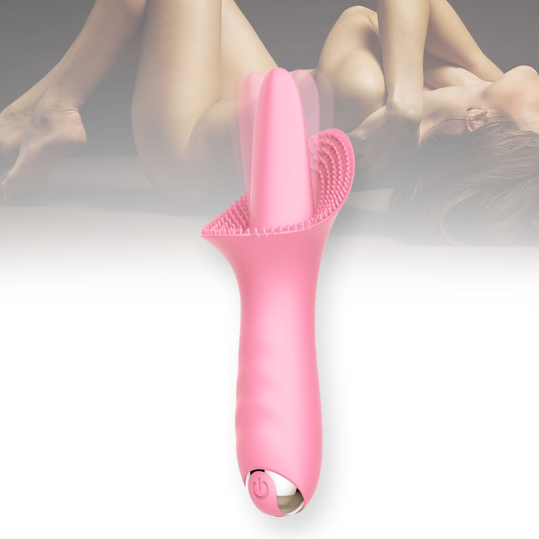 Urway Vibrator Licking Tongue Sex Toy Pink