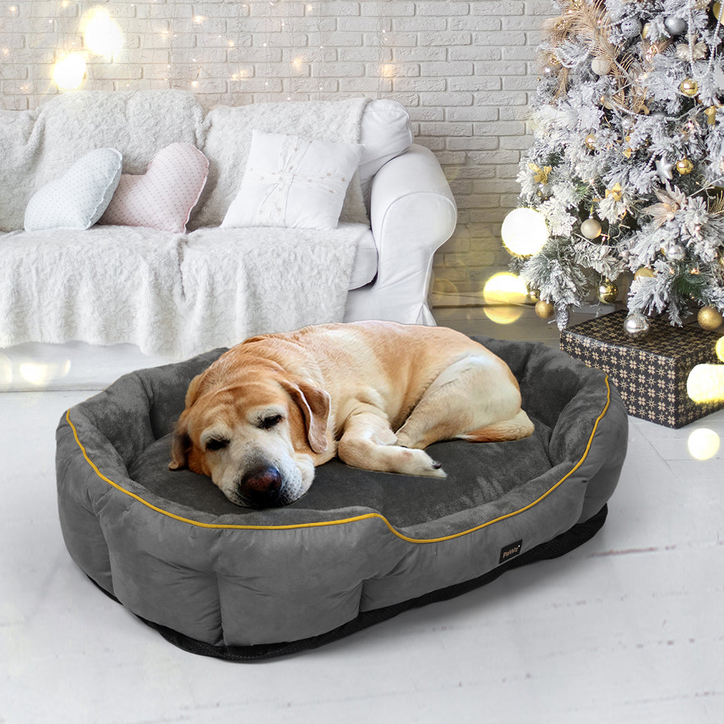 Pawz Electric Pet Heater Bed Heated Xl Grey Large