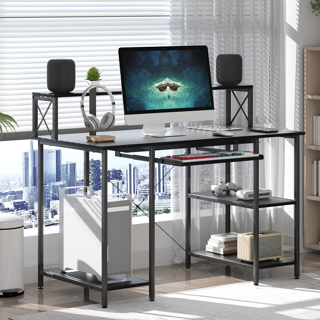 Office Gaming Computer Desk Black