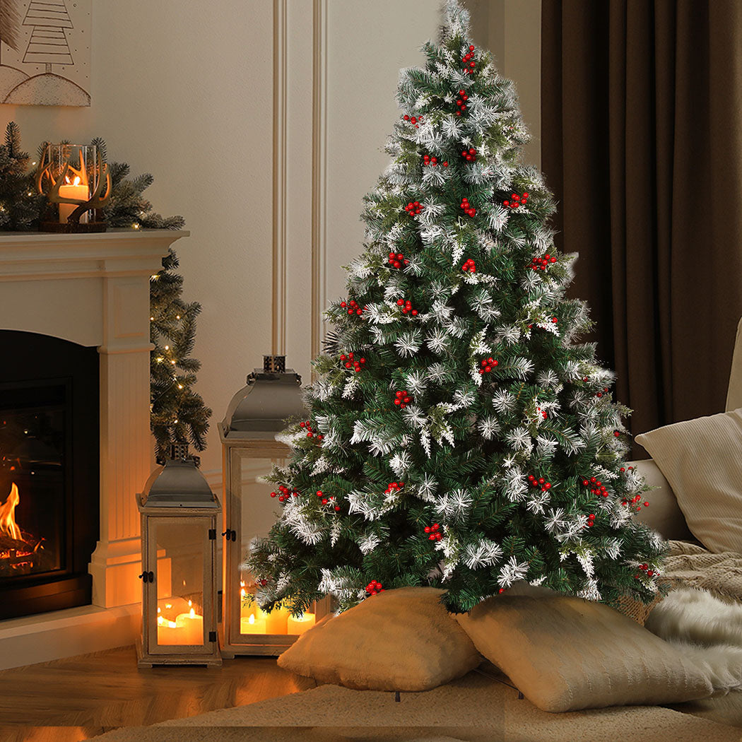 Santaco Christmas Tree Snow Flocked 1.5M