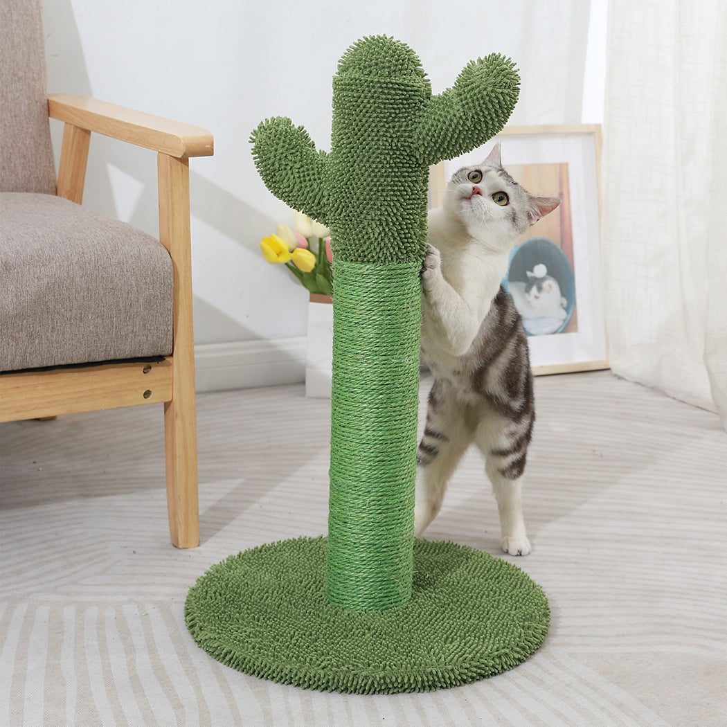 Cactus Cat Scratching Posts Pole Tree Green