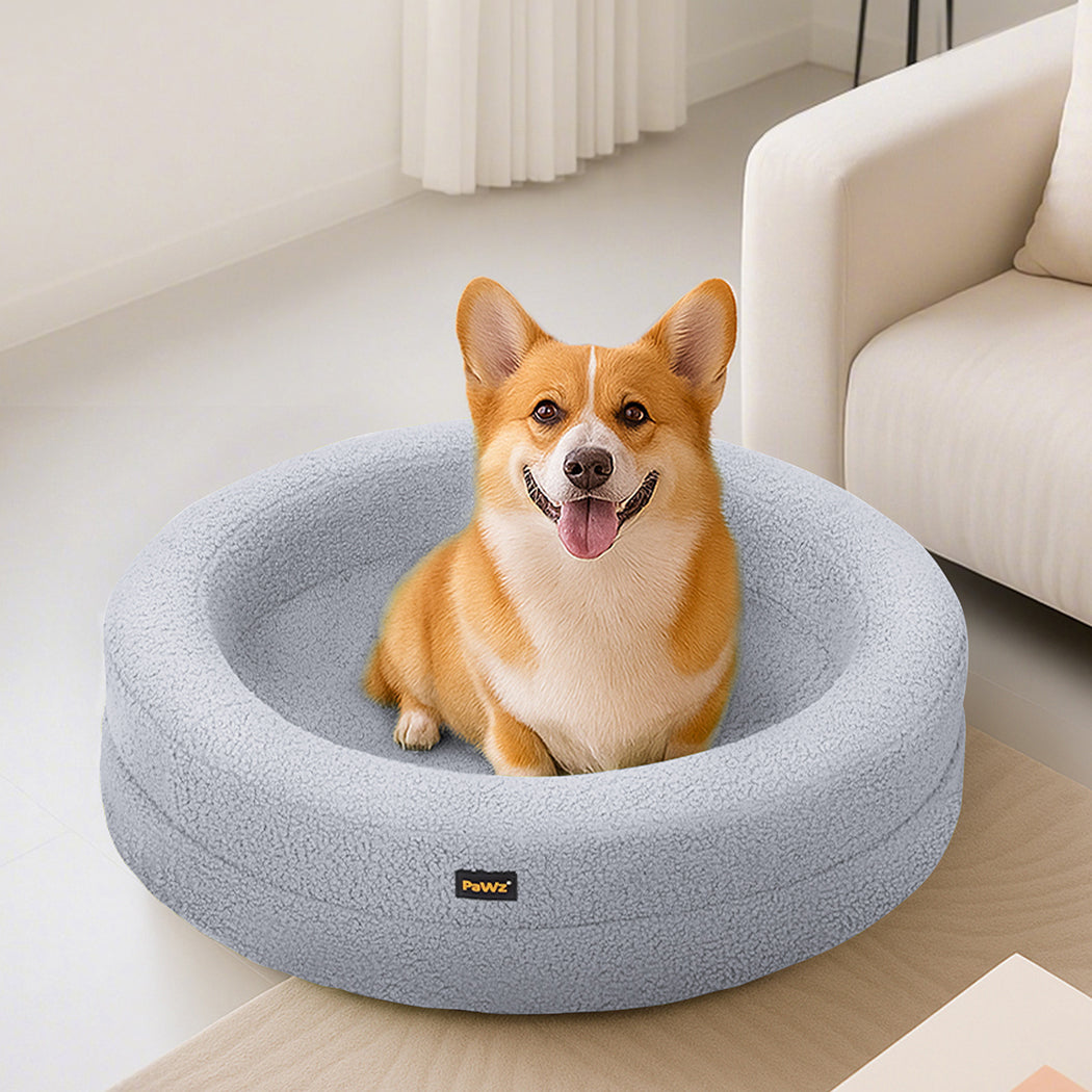 Pawz Pet Orthopedic Calming Bed Memory Foam Dog Sofa