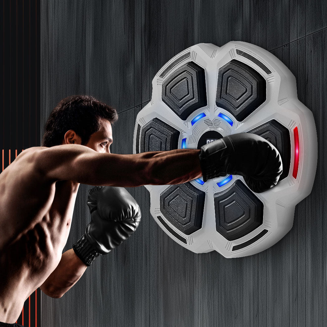 Centra Electronic Punching Box Music Machine Wall Mounted Bluetooth 9 Speeds Grey