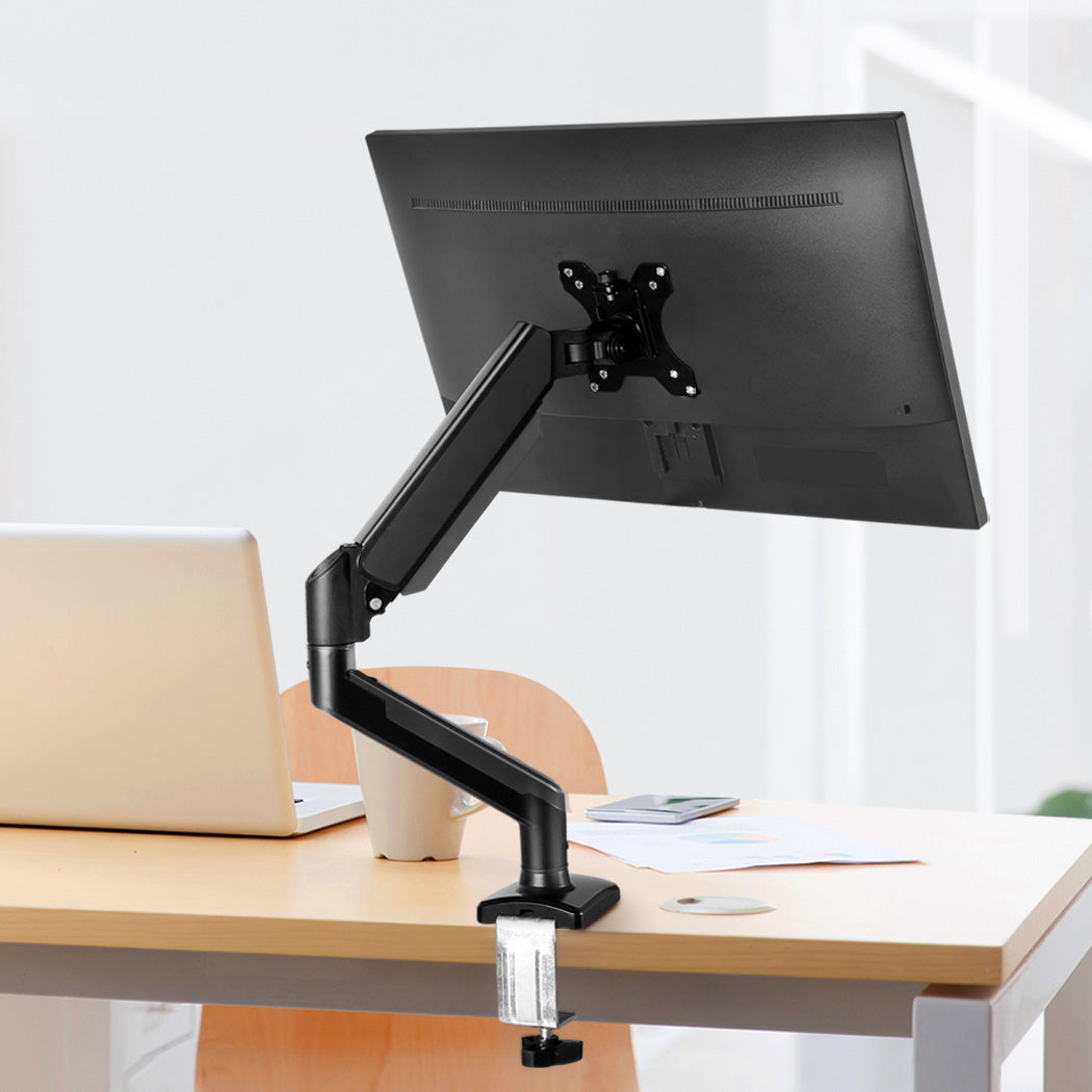 Traderight Monitor Mount Single Arm Stand For 1332 Inch Displays