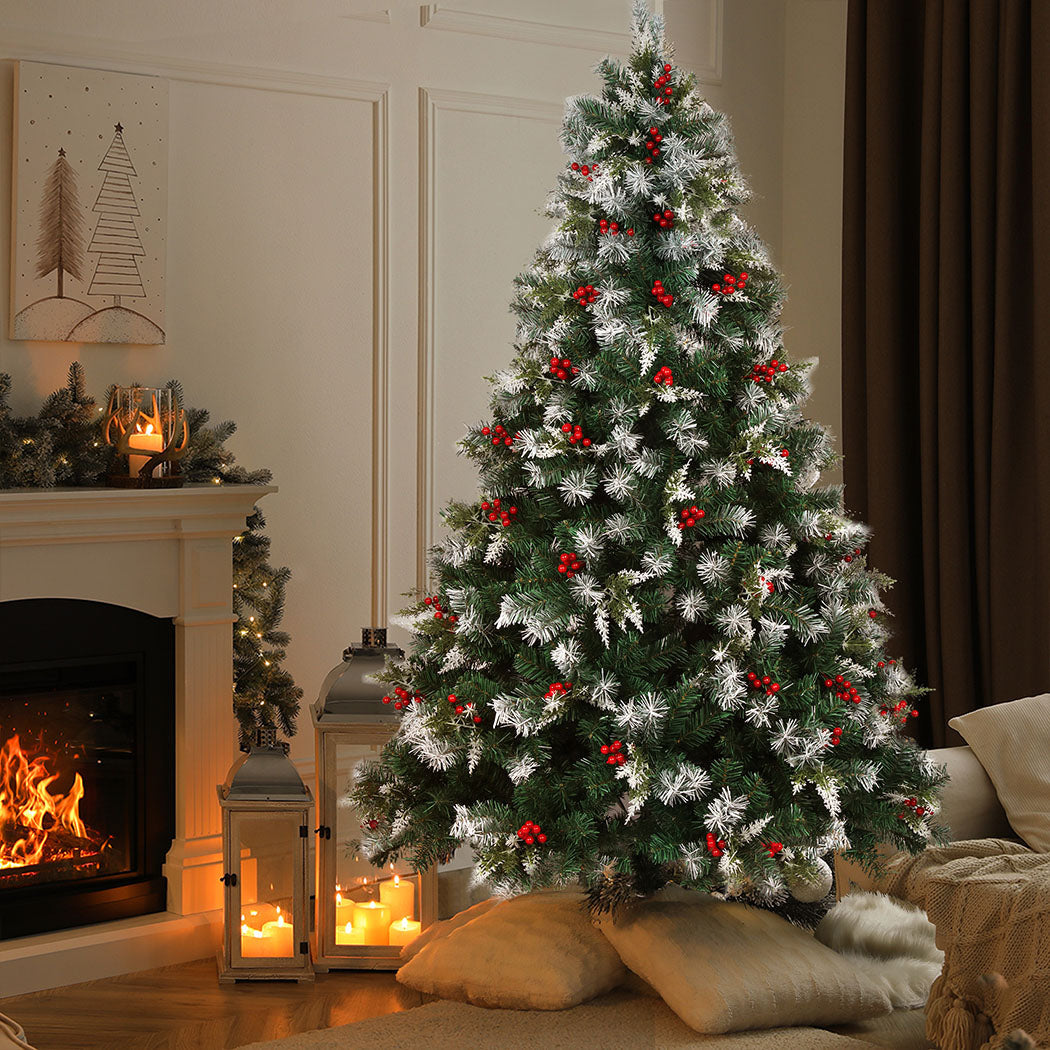 Santaco Christmas Tree Snow Flocked 2.1M