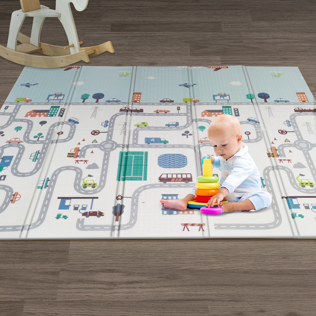 Bopeep Kids Play Mat Baby Crawling Pad City Road