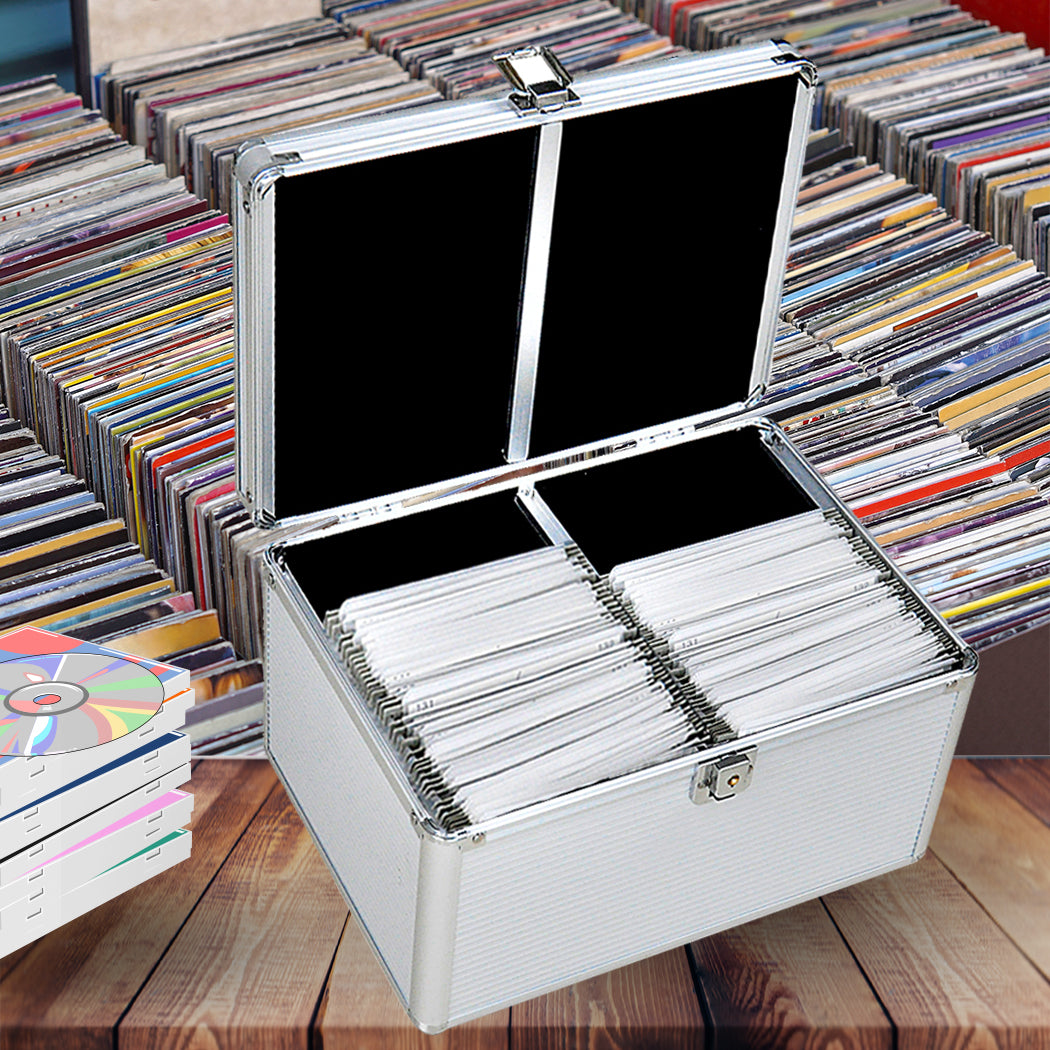 240 Discs Aluminium Cd Dvd Cases Bluray