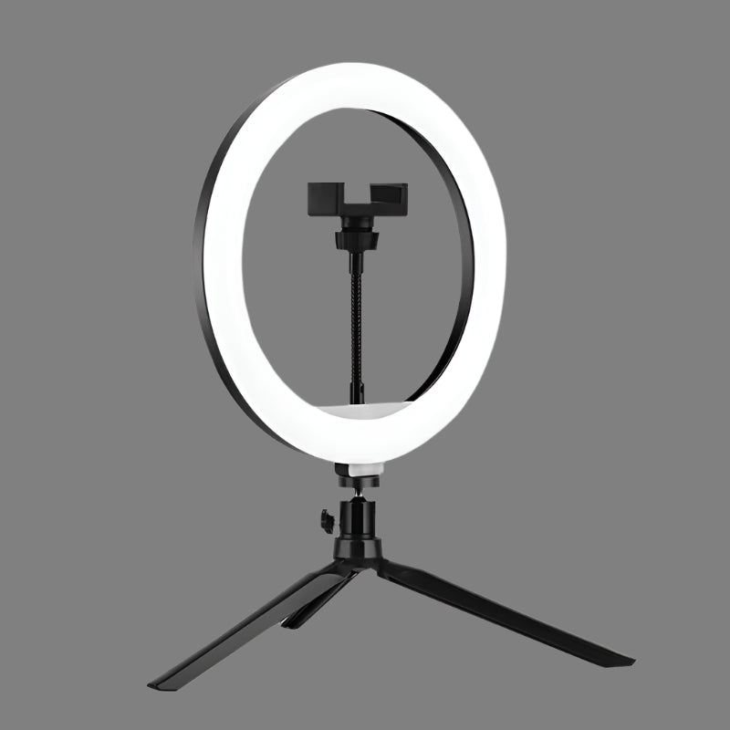 Ten Led Fill Light Tripod With Phone Clamp For Photography And Video