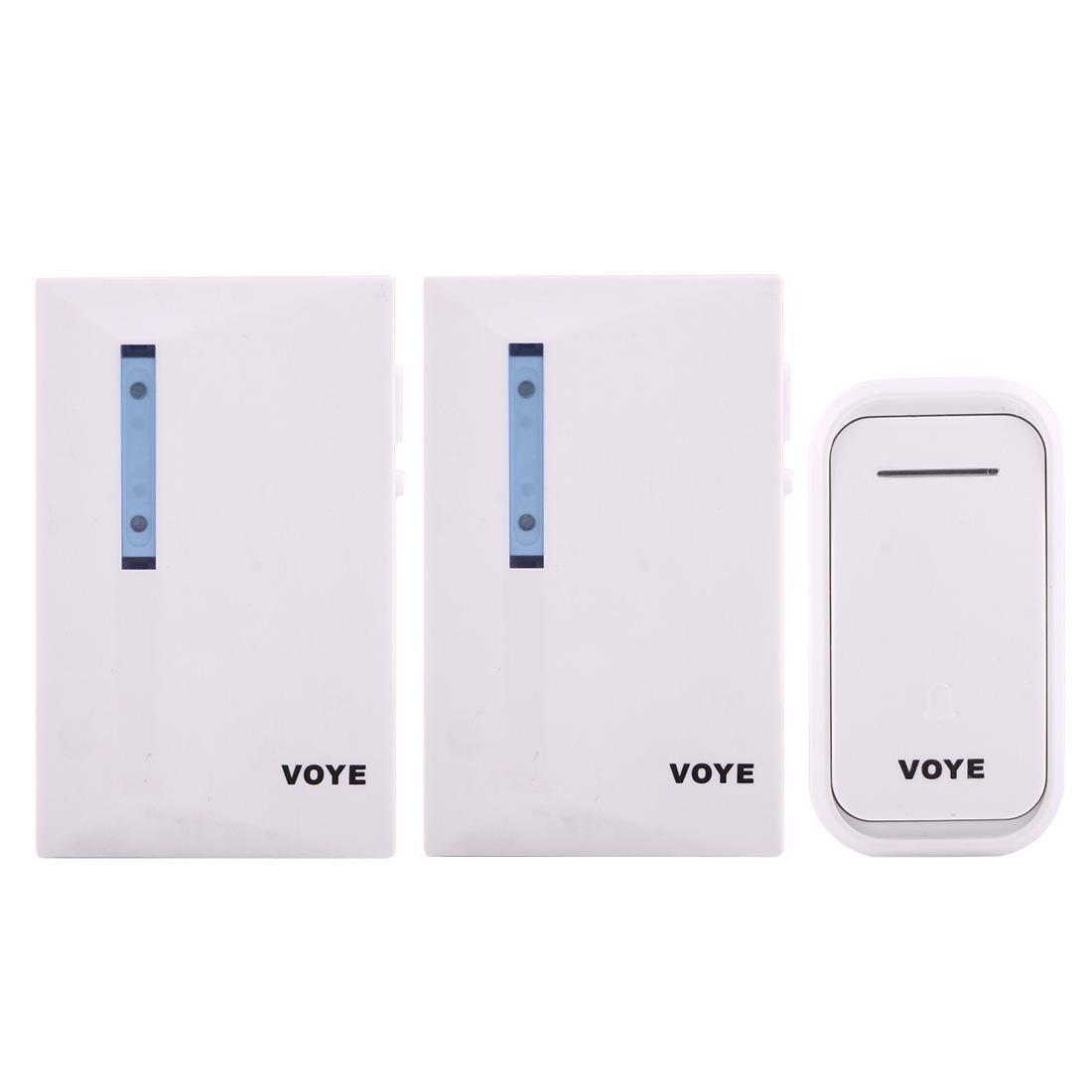 120M Range Smart Wireless Doorbell With Dual Receiver For Convenient Alerts