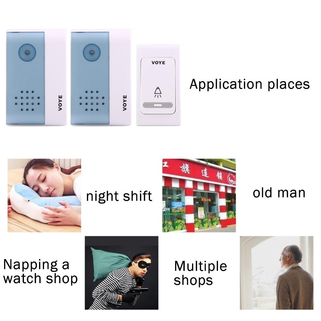 Smart Wireless Doorbell With Dual Receiver For Home Access And Surveillance
