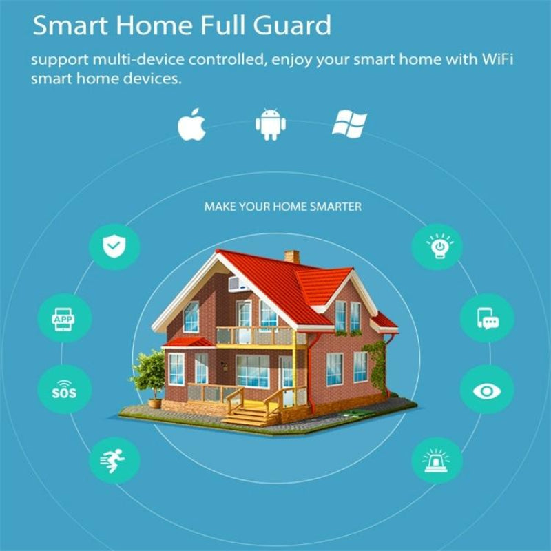 Wireless Wifi Pir Motion Sensor With Ultra Bright Red Led