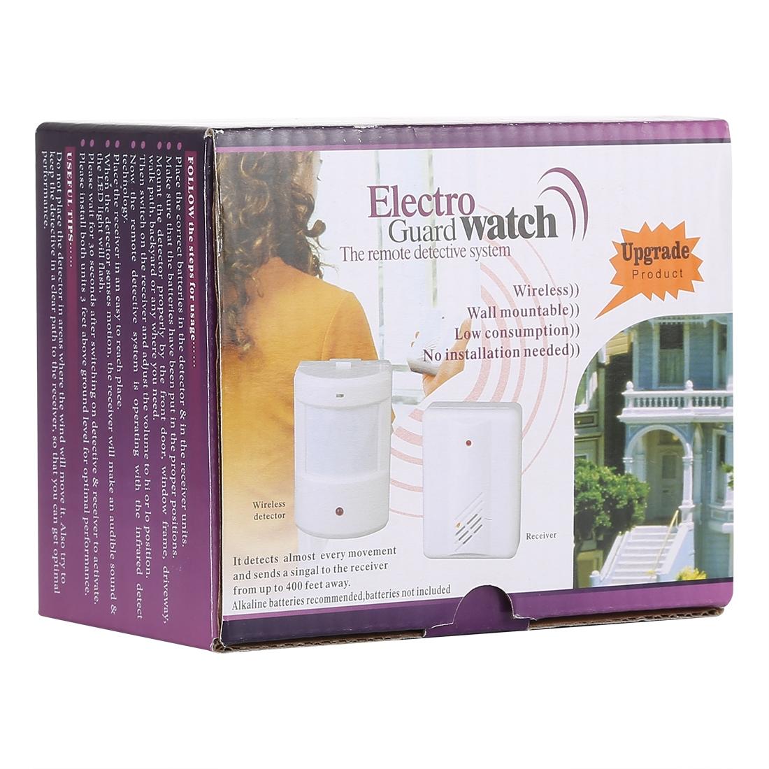 Wireless Electro Guard Watch Remote Detective System Kit Upgraded Version