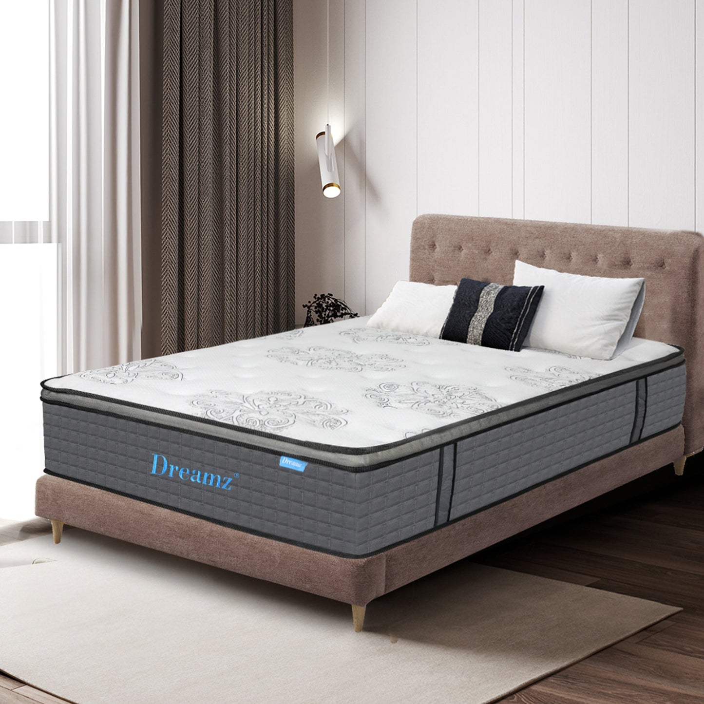 Dreamz Spring Mattress Bed Pocket Egg Queen