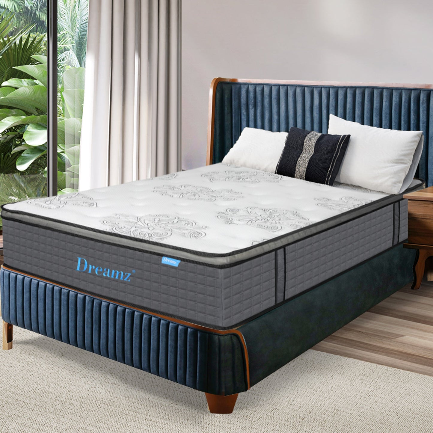 Dreamz Spring Mattress Bed Pocket Egg Queen