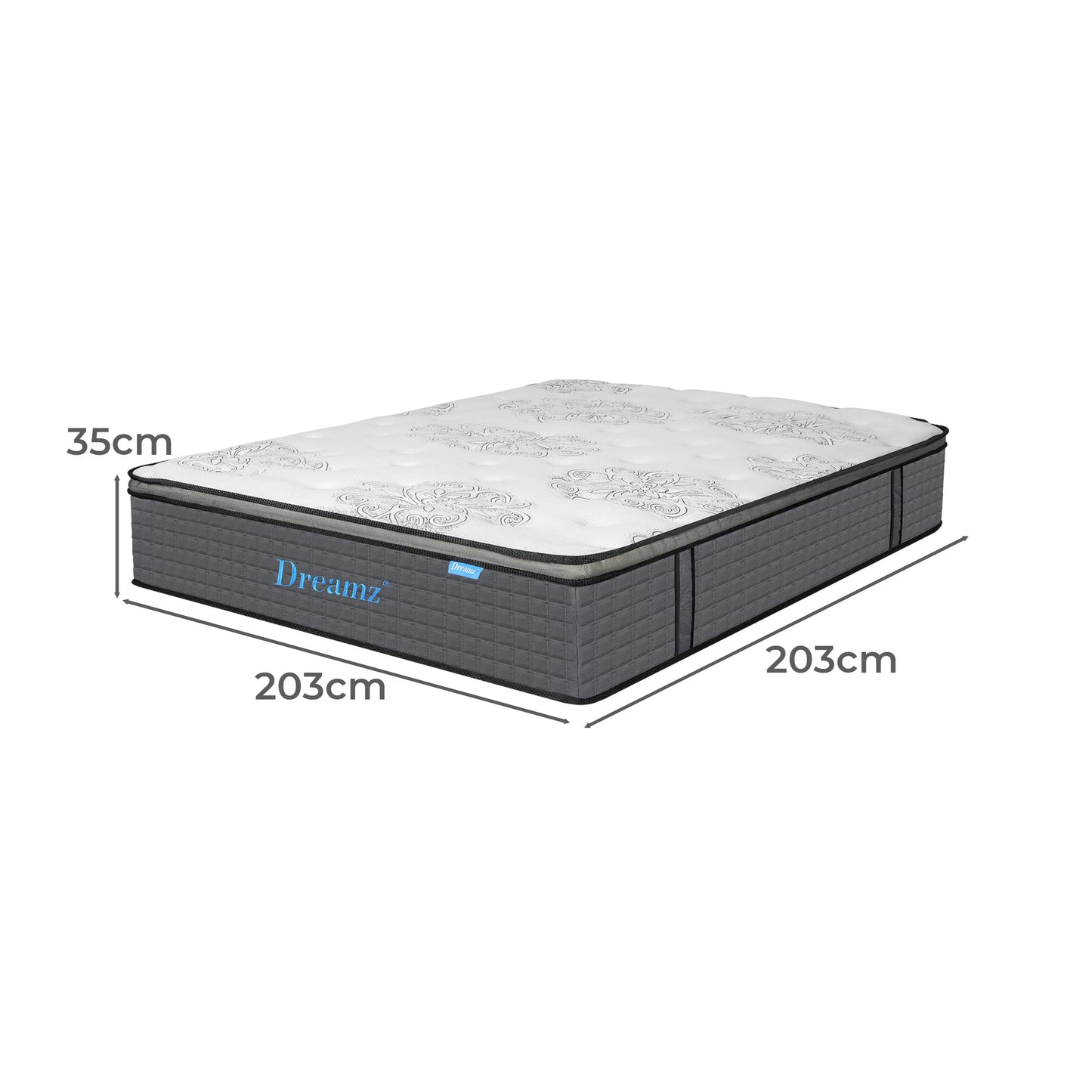 Dreamz Spring Mattress Bed Pocket Egg Super King