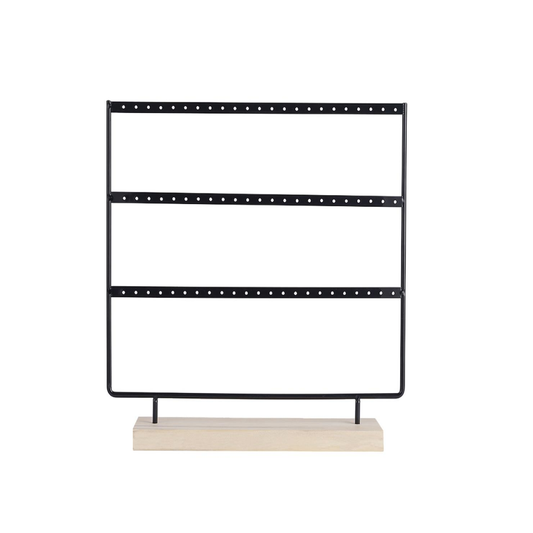 Veile Studios Metal 3 Layers Jewelry Storage Earring Display Holder