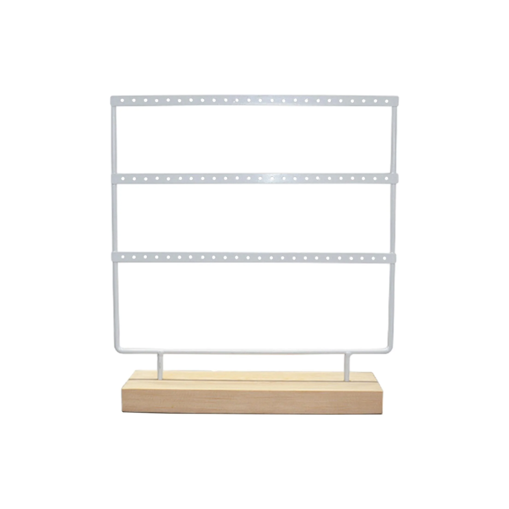 Veile Studios Metal 3 Layers Jewelry Storage Earring Display Holder