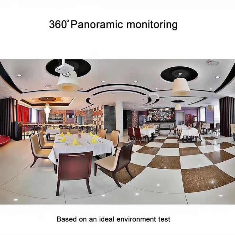 360 Degree Panoramic High Definition Wifi Ip Camera With Motion Detection And Night Vision